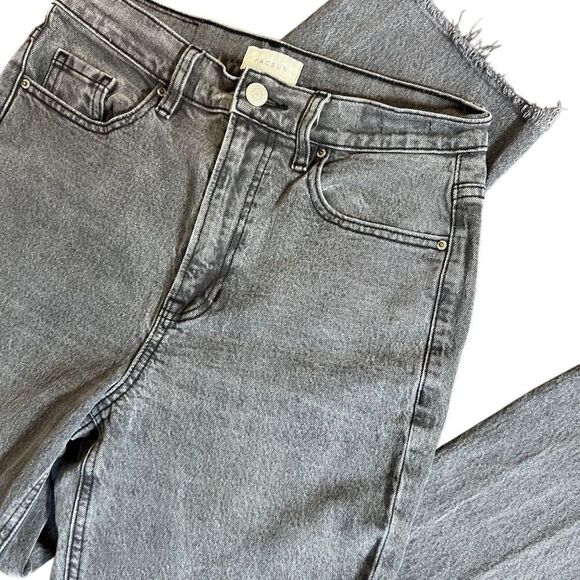 PacSun Stretch Crop Boot cut jeans high waist Black wash size 27 - Picture 1 of 16